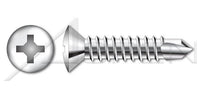 AISI 304 Stainless Steel (18-8) Type "A" Truss Phillips® Drive Self-Tapping Sheet Metal Screw