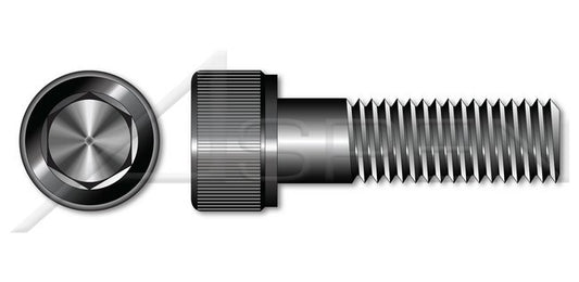 Alloy Steel Black Oxide Part Thread UNC Coarse Thread Hex Socket Head Cap Screw - Image 1