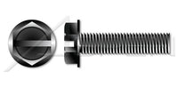 Steel Zinc Plated Fillister Slot Drive Full Thread Machine Screw