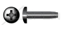 Steel Black Oxide and Waxed Pan Phillips® Drive Trilobe Thread Rolling Screw for Metals