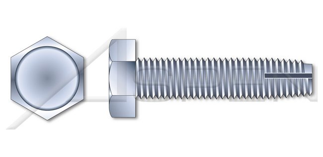Steel Zinc Plated and Baked Type "1" Indented Hex Head Thread Cutting Screw - Image 1