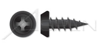 Steel Black Phosphate Sharp Point Pan Framing Phillips® Drive Fine Thread Drywall Screw