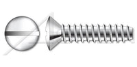 AISI 304 Stainless Steel (18-8) Oval Undercut Phillips® Drive Self-Drilling Screw