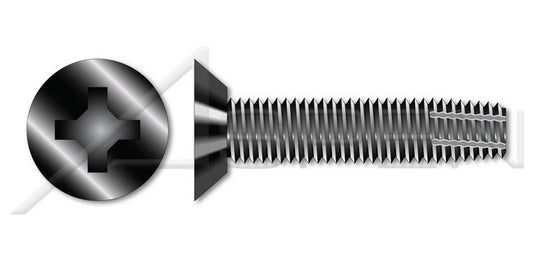 Steel Black Oxide Type "F" Flat Undercut Phillips® Drive Thread Cutting Screw - Image 1
