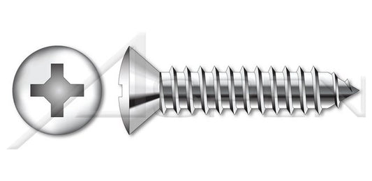 Steel Zinc Plated Type "AB" Pan Head Phillips®/Slot Combo Drive Self-Tapping Sheet Metal Screw - Image 1