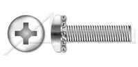 A2 Stainless Steel Pan Phillips® Drive External Tooth Washer Safety and Environmental Management System (SEMS) Machine Screw