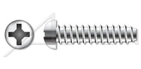AISI 304 Stainless Steel (18-8) Type "A" Indented Hex Head Self-Tapping Sheet Metal Screw
