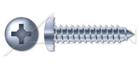 Steel Zinc Plated and Baked Hex Indented Washer Head #4; Point Threading Self-Drilling Machine Screw