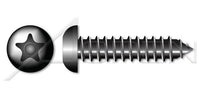 #8 Head Steel Zinc Plated and Baked Type "AB" Oval Phillips® Drive Self-Tapping Sheet Metal Screw