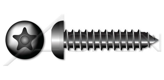 #8 Head Steel Zinc Plated and Baked Type "AB" Oval Phillips® Drive Self-Tapping Sheet Metal Screw - Image 1