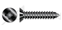 Steel Zinc Plated and Baked Flat Undercut Phillips® Drive Threading Self-Drilling Machine Screw