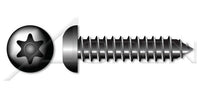 #6 Head Steel Zinc Plated and Baked Type "AB" Oval Phillips® Drive Self-Tapping Sheet Metal Screw