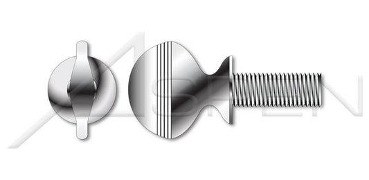 AISI 304 Stainless Steel (18-8) Type "A" Spade Head with Shoulder Thumb Screw - Image 1