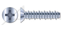 A2 Stainless Steel Flat Phillips® Drive Full Thread Self-Tapping Sheet Metal Screw