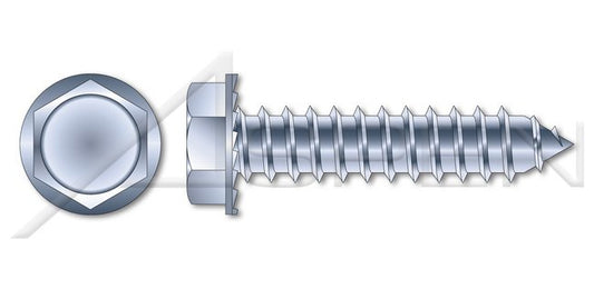 Steel Zinc Plated and Baked Type "A" Flat Undercut Square Drive Self-Tapping Sheet Metal Screw - Image 1