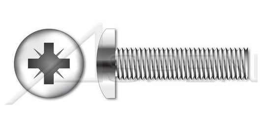 Steel Zinc Plated Hex Indented Washer Phillips®/Slot Combo Drive Full Thread Machine Screw - Image 1