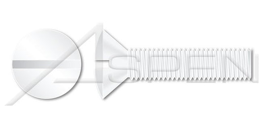Steel Zinc Plated Round Phillips® Drive Full Thread Machine Screw - Image 1