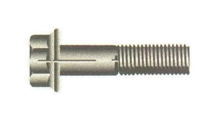 Grade 8 Hex Flange Bolt 1/2-13 x 3 3/4 Plain Finish - Image 1