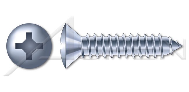 DIN 7976/ISO 1479 Metric Steel Zinc Plated Hex Indented Head Full Thread Self-Tapping Sheet Metal Screw - Image 1