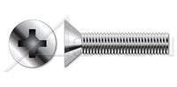 410 Stainless Steel Passivated and Waxed Flat Phillips® Drive Trilobe Thread Rolling Screw for Metals
