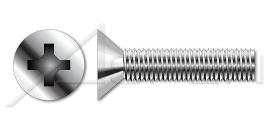 410 Stainless Steel Passivated and Waxed Flat Phillips® Drive Trilobe Thread Rolling Screw for Metals - Image 1