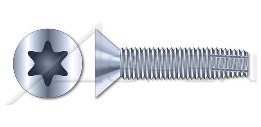 Steel Zinc Plated and Baked Type "F" Flat Head 6 Lobe Torx® Drive Thread Cutting Screw - Image 1