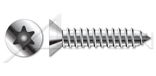 AISI 304 Stainless Steel (18-8) Hex Indented Washer Slotted Full Thread Hi-Lo Self-Tapping Sheet Metal Screw - Image 1