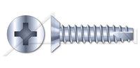 Steel Zinc Plated Type "25" Flat Undercut Phillips® Drive Thread Cutting Screw
