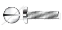 AISI 304 Stainless Steel (18-8) 82 Degree Countersink Flat Square Drive Full Thread Machine Screw