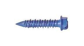 Heavy-Duty 1/4" x 3 1/4" Hex Head Concrete Screws - 100 Pack - Image 1