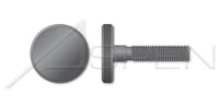 DIN 653 Metric Steel Knurled Flat Head Low Type Thumb Screw