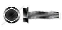 Steel Black Oxide Type "F" Hex Indented Washer Head Thread Cutting Screw