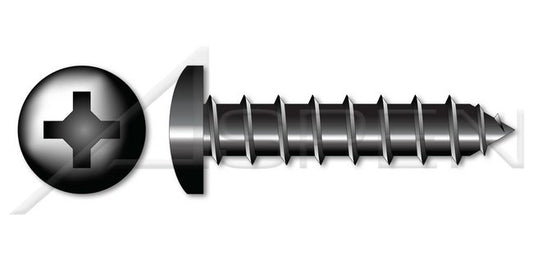 Steel Green Ceramic Coating Wafer Head Phillips® Drive Hi-Lo Threading Spade Point Self-Drilling Screw - Image 1
