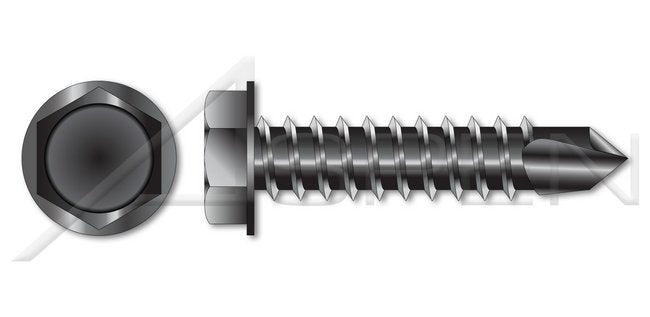 AISI 304 Stainless Steel (18-8) Type "B" Truss Slot Drive Self-Tapping Sheet Metal Screw - Image 1
