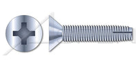 Steel Zinc Plated Type "1" Flat Head Phillips® Drive Thread Cutting Screw