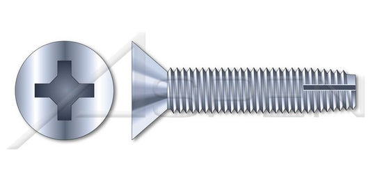 Steel Zinc Plated Type "1" Flat Head Phillips® Drive Thread Cutting Screw - Image 1