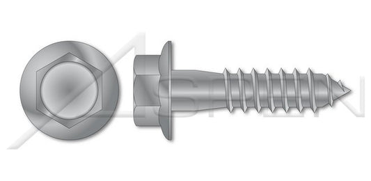Steel Hot Dip Galvanized Hex Indented Flange Head Lag Screw - Image 1