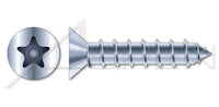 Steel Zinc Plated Flat Countersunk Head Tamper-Resistant Torx Plus® Pin Drive Masonry Screw