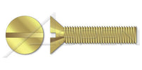 Steel Black Oxide Round Slot Drive Full Thread Machine Screw