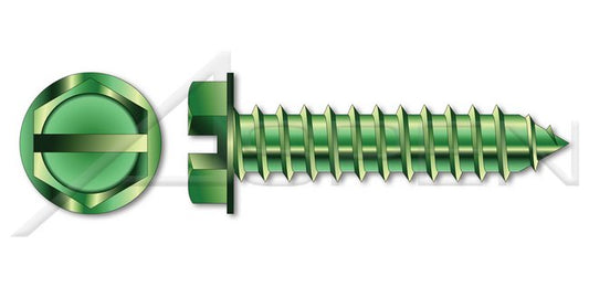 Steel Zinc Plated and Baked Type "AB" Flat Square Drive Self-Tapping Sheet Metal Screw - Image 1