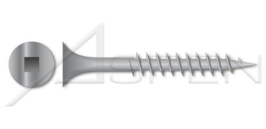 Steel Dacrotized Finish Sharp Point Bugle Square Drive Coarse Thread Deck Screw - Image 1