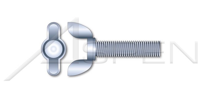 Steel Zinc Plated Type "D" Stamped Wing Screw - Image 1