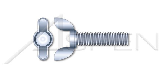 Steel Zinc Plated Type "D" Stamped Wing Screw - Image 1