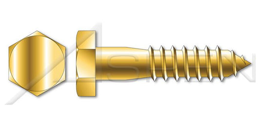 Steel Yellow Zinc Hex Head Lag Screw - Image 1