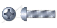 Steel Black Zinc Flat Undercut Phillips® Drive 82 Degree Countersink Full Thread Machine Screw