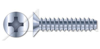 A2 Stainless Steel Flat Head Square Drive Full Thread Self-Tapping Sheet Metal Screw