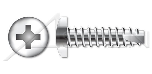 AISI 410 Stainless Steel Type "25" Pan Phillips® Drive Thread Cutting Screw - Image 1