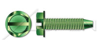 Steel Black Zinc Pan Slot Drive Full Thread Machine Screw
