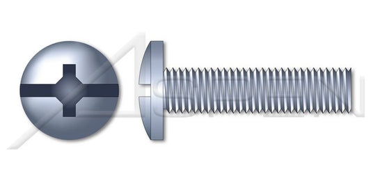 Nylon 6/6 Pan Slot Drive Full Thread Metric Machine Screw - Image 1