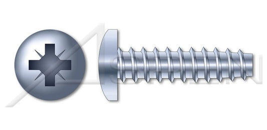 Steel Zinc Plated Pan Pozi Recess Type Z Thread Rolling Screw for Plastics - Image 1